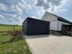 Garaż blaszany z bramą segmentową 5 m x 7 m ID 106 - obrazek 4