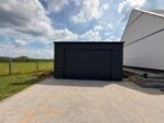 Garaż blaszany z bramą segmentową 5 m x 7 m ID 106 - obrazek 5