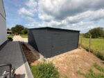 Garaż blaszany z bramą segmentową 5 m x 7 m ID 106 - obrazek 6