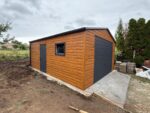 Garaż blaszany drewnopodobny 4,5m x 6m ID 59 - obrazek 3