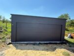 Garaż blaszany z bramą segmentową 6 m x 5,8 m ID 118 - obrazek 11
