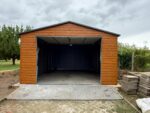 Garaż blaszany drewnopodobny 4,5m x 6m ID 59 - obrazek 2