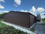 Garaż blaszany drewnopodobny 9 m x 6 m ID 85 - obrazek 5