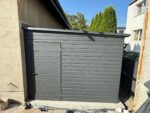 Garaż blaszany z bramą segmentową 3 m x 8,5 m ID 95 - obrazek 3