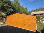 Garaż blaszany drewnopodobny 7 m x 7 m ID 82 - obrazek 2