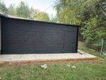 Garaż blaszany z bramą segmentową 6 m x 5,8 m ID 120 - obrazek 5