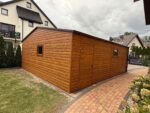 Garaż blaszany z bramą segmentową 6,5 m x 7 m ID 108 - obrazek 4