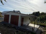 Garaż blaszany Akrylowy 7m x 6m +3m wiata ID 48 - obrazek 3