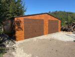 Garaż blaszany drewnopodobny 8 m x 6 m ID 91 - obrazek 4