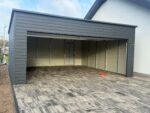 Garaż blaszany z bramą segmentową 6 m x 5,8 m ID 119 - obrazek 6