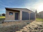 Garaż blaszany drewnopodobny 10 m x 6 m ID 89