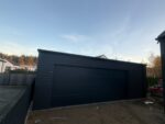 Garaż blaszany z bramą segmentową 8 m x 6 m ID 141 - obrazek 3