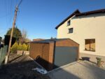 Garaż blaszany z bramą segmentową 6 m x 5,8 m ID 116 - obrazek 3