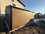 Garaż blaszany z bramą segmentową 6 m x 5,8 m ID 116 - obrazek 4