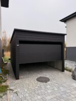 Garaż blaszany z bramą segmentową 3,15 m x 5,1 m ID 93