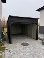 Garaż blaszany z bramą segmentową 3,15 m x 5,1 m ID 93 - obrazek 4