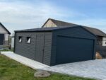 Garaż blaszany z bramą segmentową 6 m x 6 m ID 124