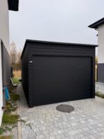 Garaż blaszany z bramą segmentową 3,15 m x 5,1 m ID 93 - obrazek 3