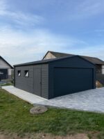 Garaż blaszany z bramą segmentową 6 m x 6 m ID 124 - obrazek 2