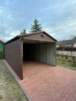 Garaż blaszany akrylowy 3m x 6m ID 38 - obrazek 3