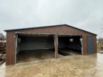 Garaż blaszany drewnopodobny 8,5 m x 6 m ID 83 - obrazek 2