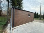 Garaż blaszany z bramą segmentową 6 m x 5,5 m ID 111 - obrazek 5