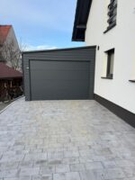 Garaż blaszany z bramą segmentową 3,5m x 9,5m ID 92 - obrazek 4