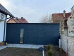 Garaż blaszany z bramą segmentową 3,5m x 9,5m ID 92 - obrazek 3