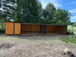 Kojec 10 m x 3 m dwa boksy 4m x 3m, + Pomieszczenie 2x3 ID 193